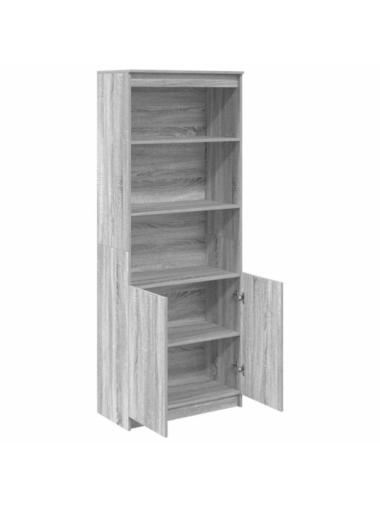 Kaappi harmaa sonoma 70x35x180 cm tekninen puu