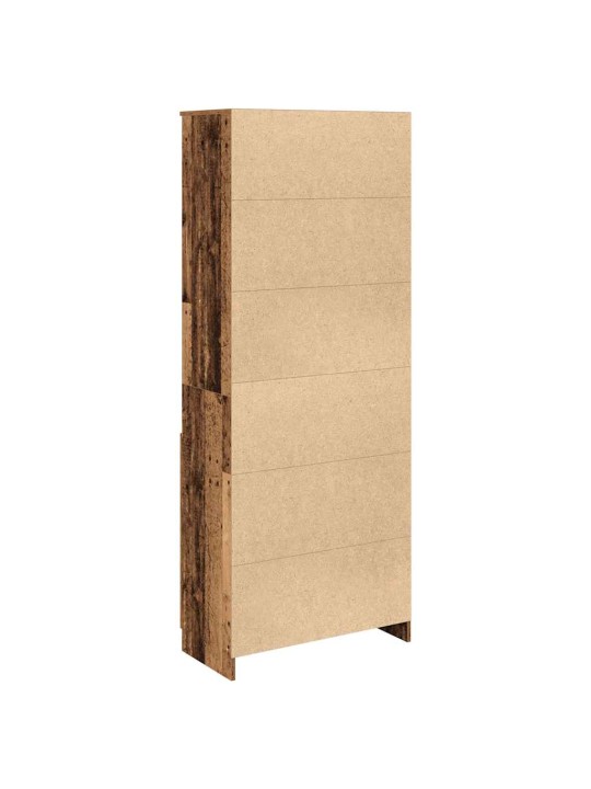 Kaappi vanha puu 70x35x180 cm tekninen puu