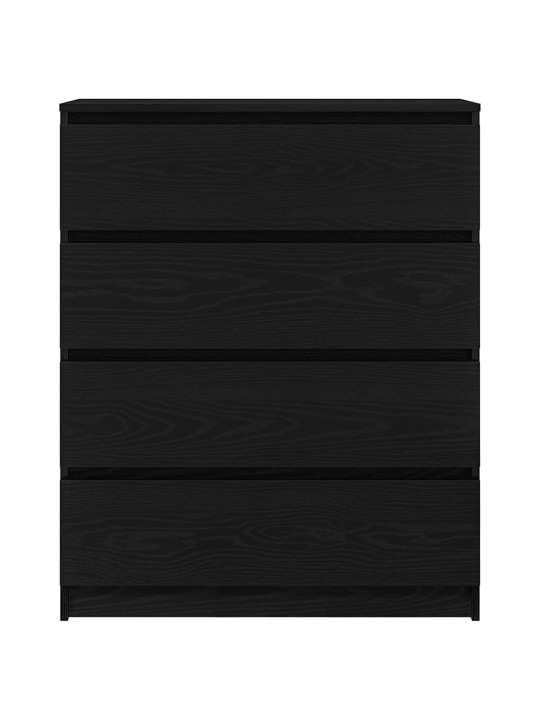 Senkki musta tammi 80x35x99 cm tekninen puu