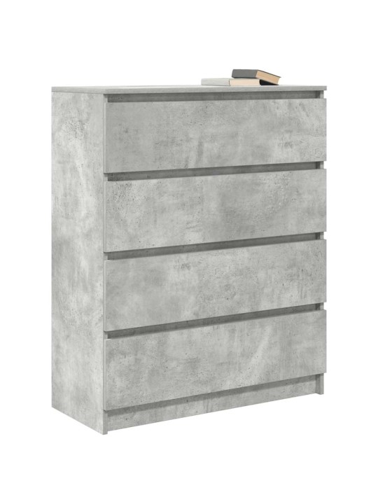 Senkki betoninharmaa 80x35x99 cm tekninen puu