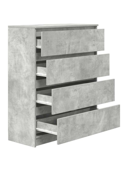Senkki betoninharmaa 80x35x99 cm tekninen puu