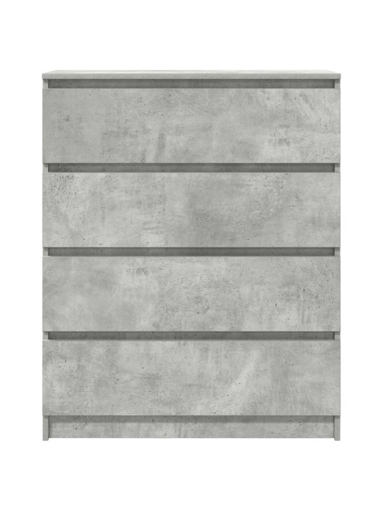 Senkki betoninharmaa 80x35x99 cm tekninen puu