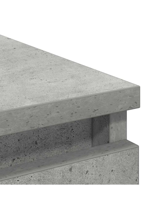 Senkki betoninharmaa 80x35x99 cm tekninen puu