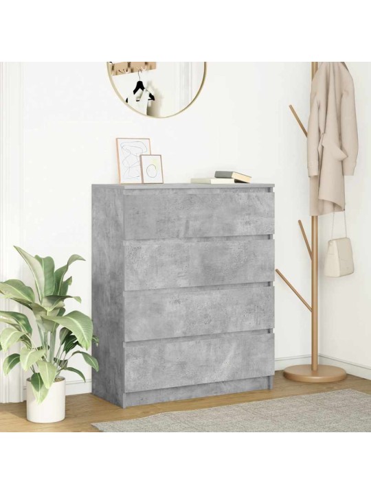 Senkki betoninharmaa 80x35x99 cm tekninen puu