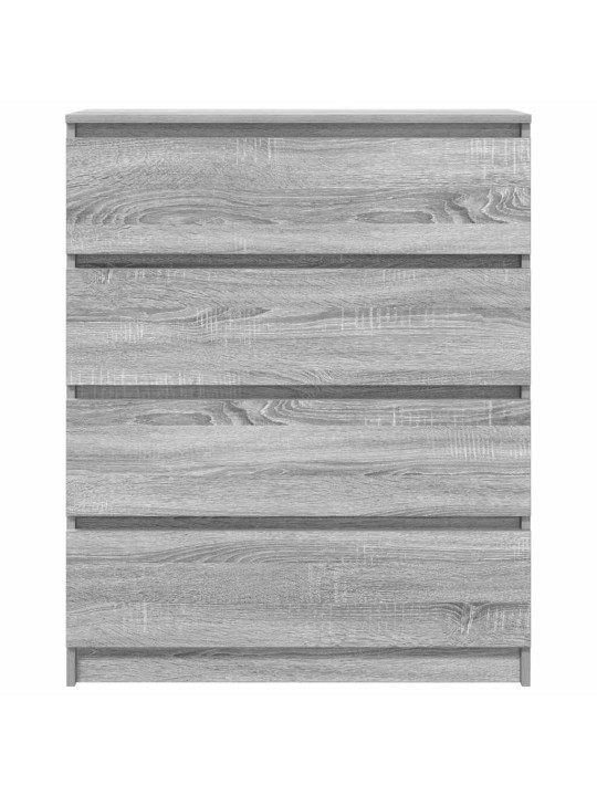 Senkki harmaa sonoma 80x35x99 cm tekninen puu