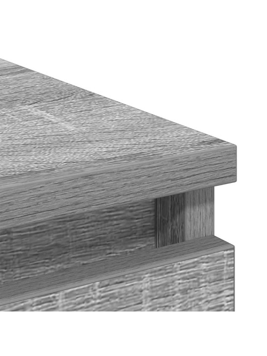 Senkki harmaa sonoma 80x35x99 cm tekninen puu