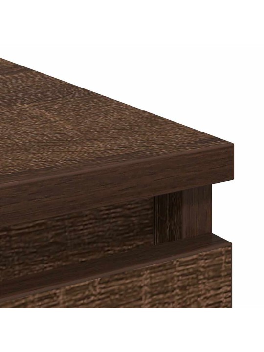 Senkki ruskea tammi 80x35x99 cm tekninen puu