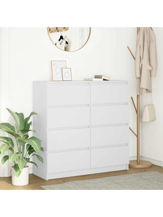 Senkki valkoinen 100x35x99 cm tekninen puu