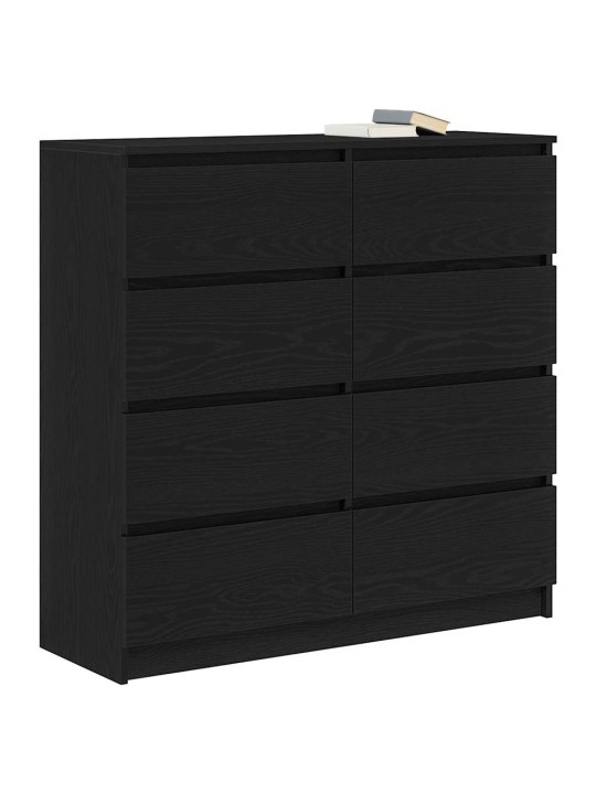 Senkki musta tammi 100x35x99 cm tekninen puu