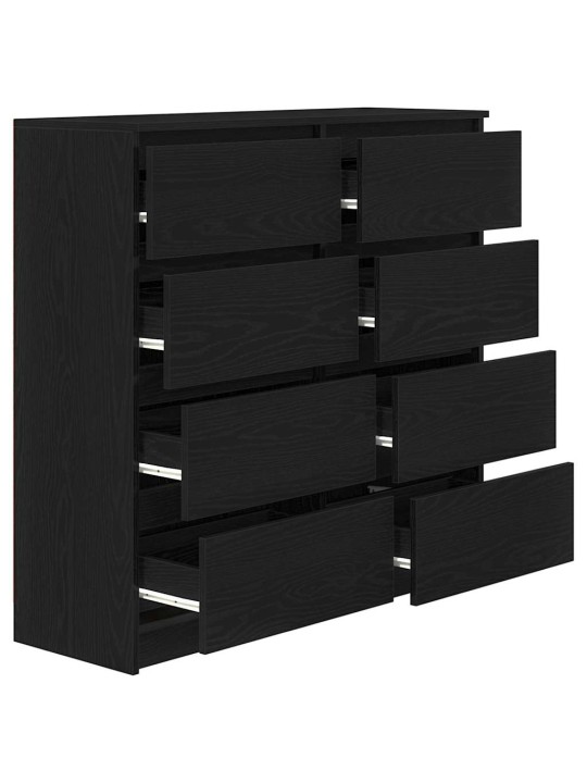 Senkki musta tammi 100x35x99 cm tekninen puu