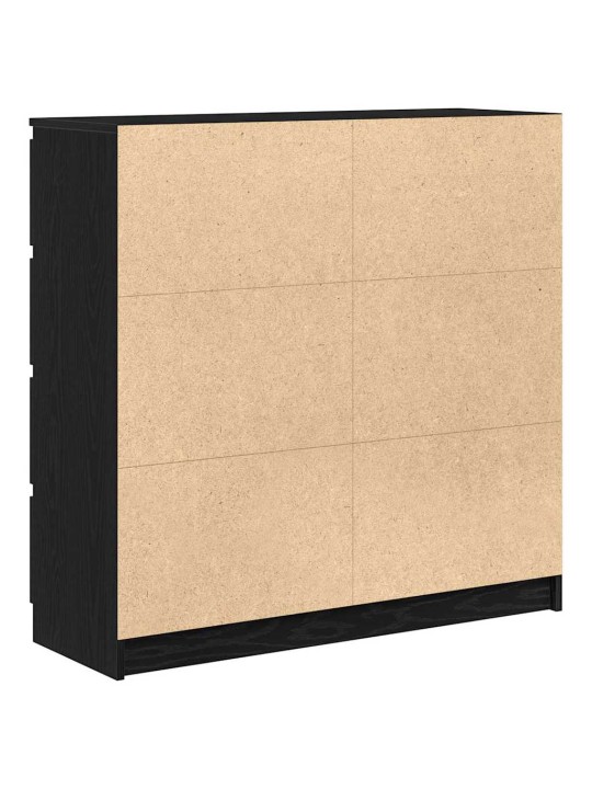 Senkki musta tammi 100x35x99 cm tekninen puu