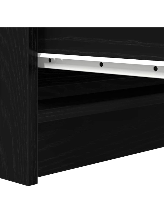 Senkki musta tammi 100x35x99 cm tekninen puu