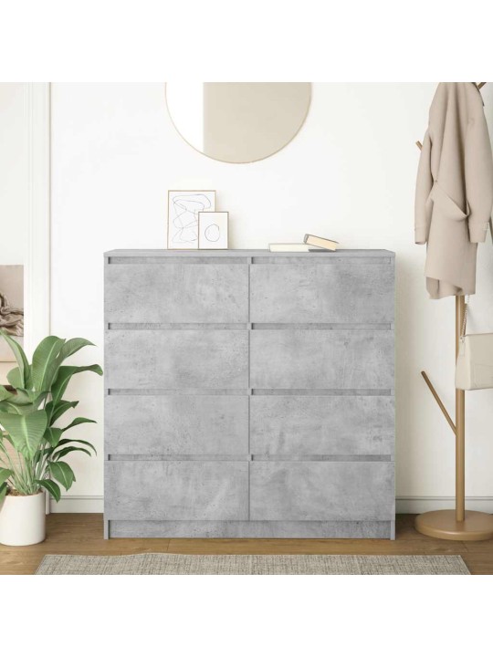 Senkki betoninharmaa 100x35x99 cm tekninen puu