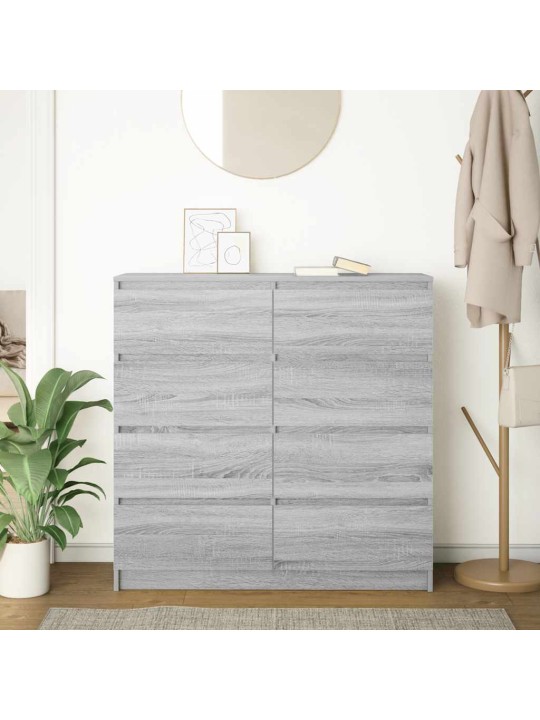 Senkki harmaa sonoma 100x35x99 cm tekninen puu