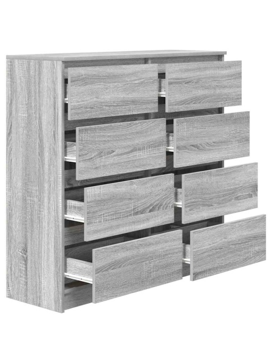 Senkki harmaa sonoma 100x35x99 cm tekninen puu