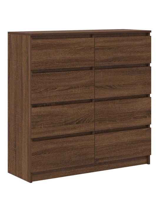 Senkki ruskea tammi 100x35x99 cm tekninen puu