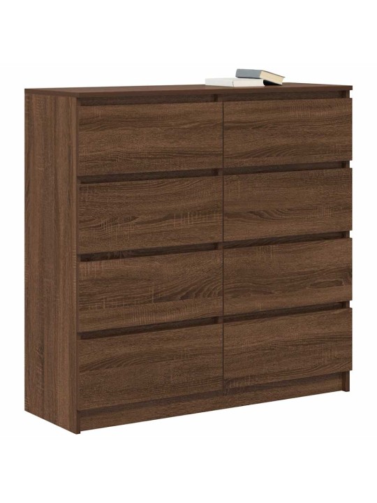 Senkki ruskea tammi 100x35x99 cm tekninen puu