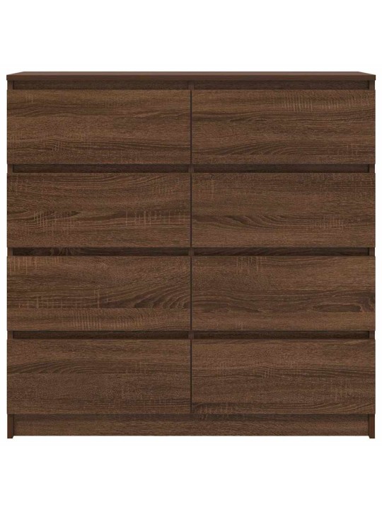 Senkki ruskea tammi 100x35x99 cm tekninen puu