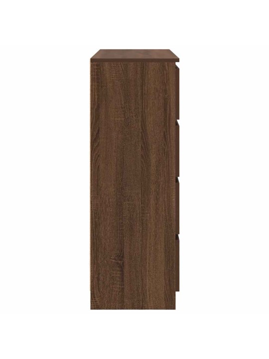 Senkki ruskea tammi 100x35x99 cm tekninen puu