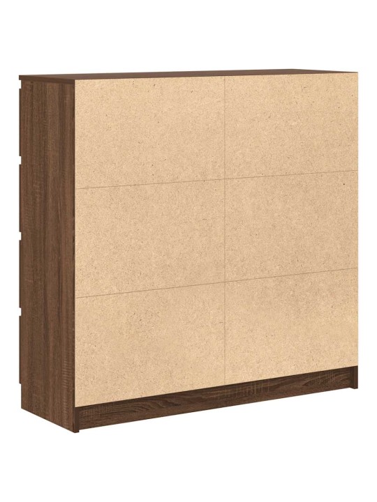 Senkki ruskea tammi 100x35x99 cm tekninen puu