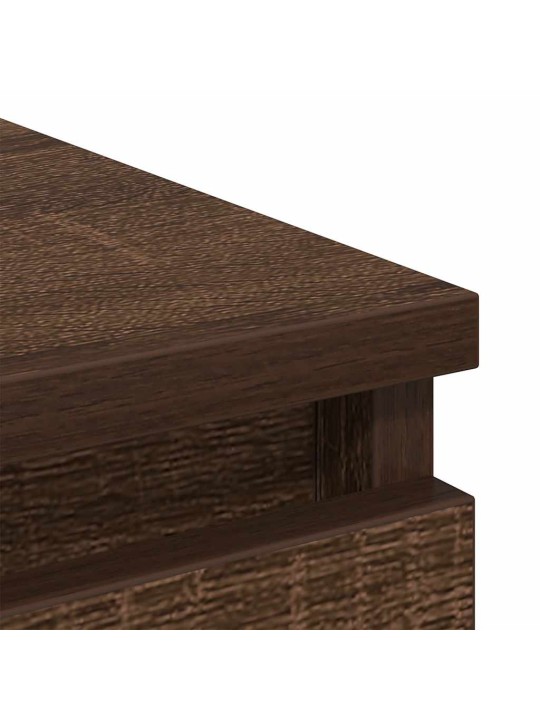 Senkki ruskea tammi 100x35x99 cm tekninen puu