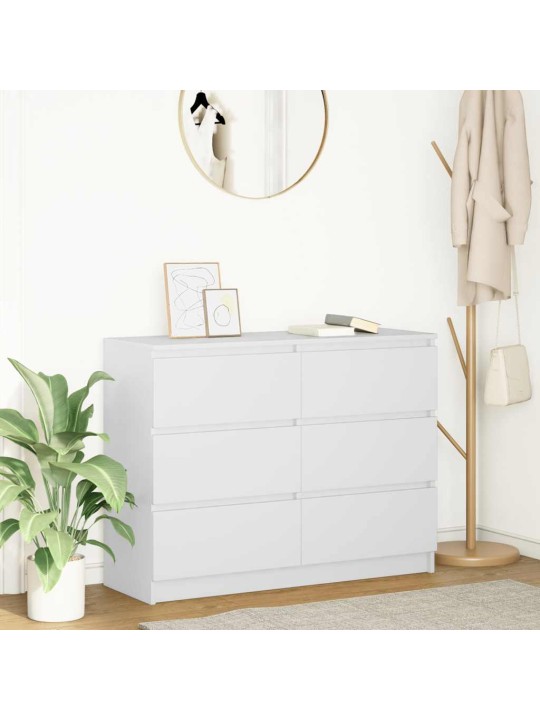 Senkki valkoinen 100x35x76 cm tekninen puu