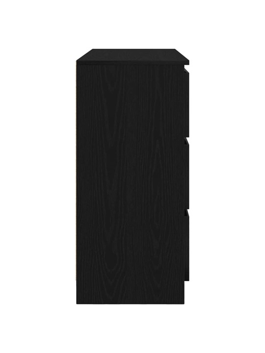 Senkki musta tammi 100x35x76 cm tekninen puu