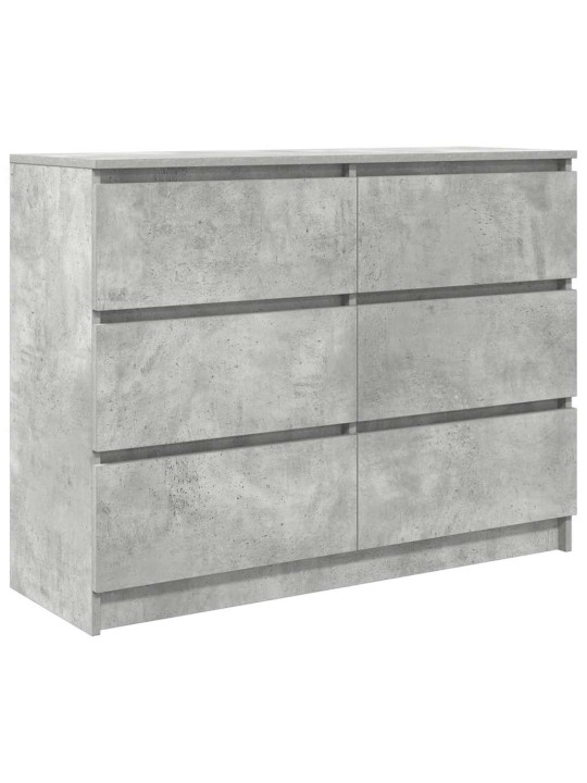 Senkki betoninharmaa 100x35x76 cm tekninen puu
