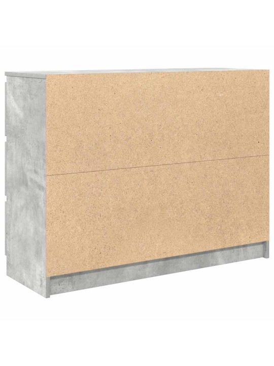 Senkki betoninharmaa 100x35x76 cm tekninen puu