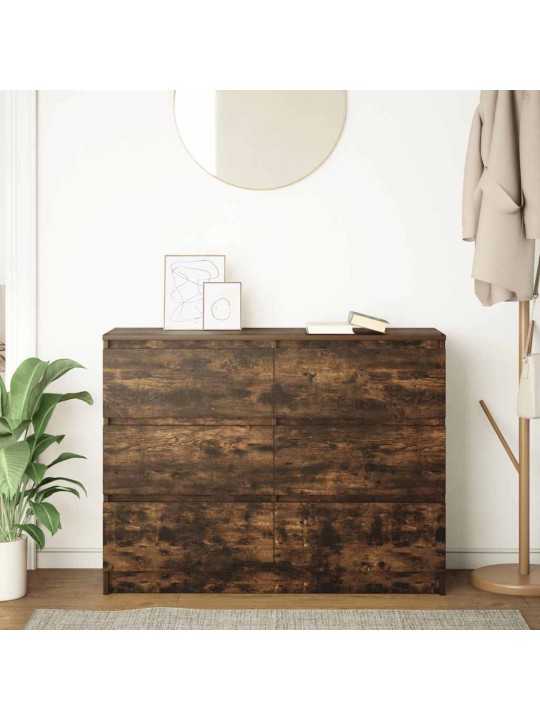 senkki savustettu tammi 100x35x76 cm tekninen puu