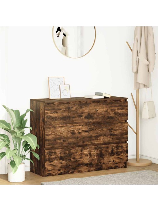 senkki savustettu tammi 100x35x76 cm tekninen puu