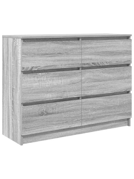 Senkki harmaa sonoma 100x35x76 cm engineered wood