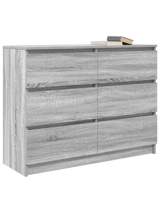 Senkki harmaa sonoma 100x35x76 cm engineered wood