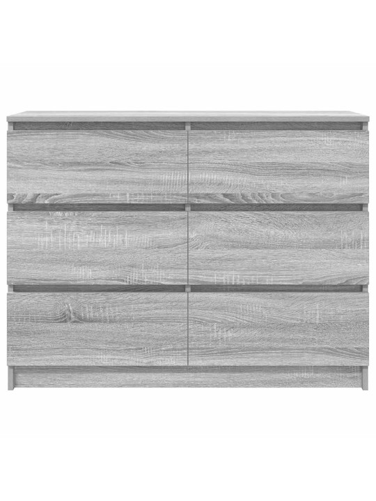 Senkki harmaa sonoma 100x35x76 cm engineered wood