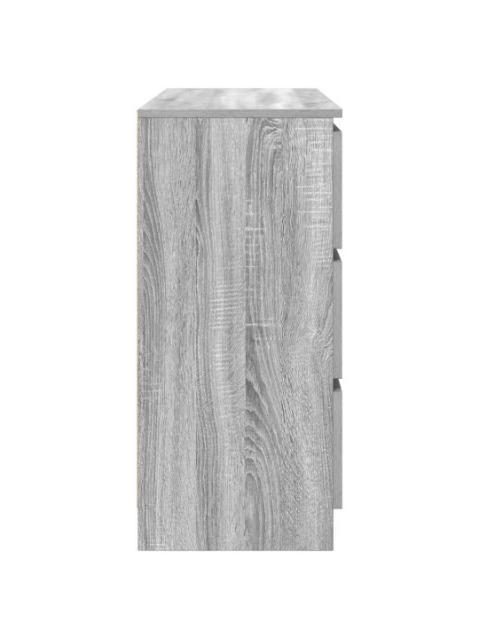 Senkki harmaa sonoma 100x35x76 cm engineered wood