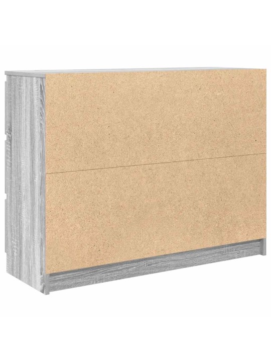 Senkki harmaa sonoma 100x35x76 cm engineered wood