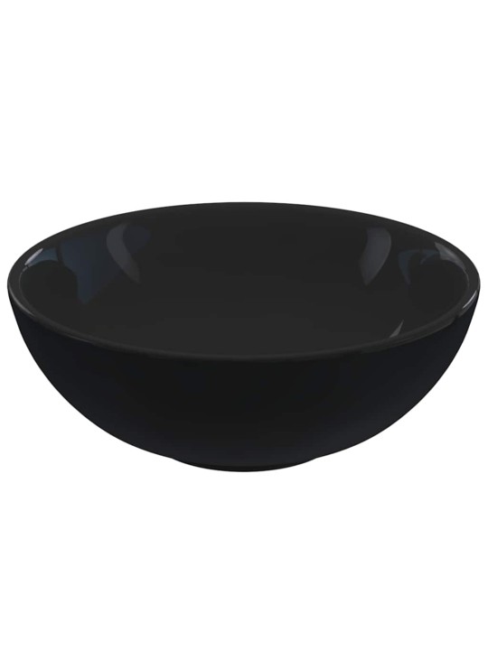 Pesuallas gloss musta ø28x10 cm keramiikka