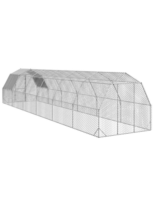 Kanan juoksu katolla 2,5x12x2,25 m galvanoitua terästä