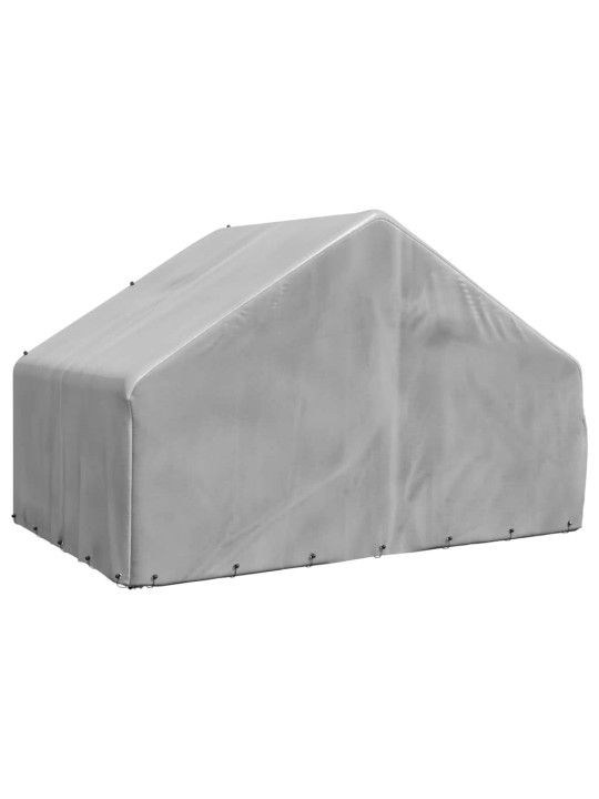 Ulkoilukoira kennel kannella 3x2x1,9 m galvanoitua terästä
