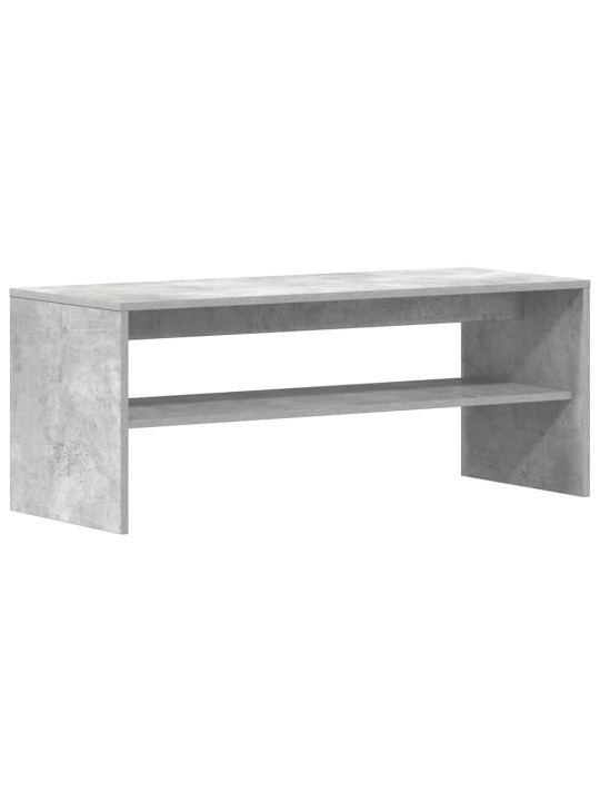 Tv-taso betoninharmaa 120x40x40 cm lastulevy