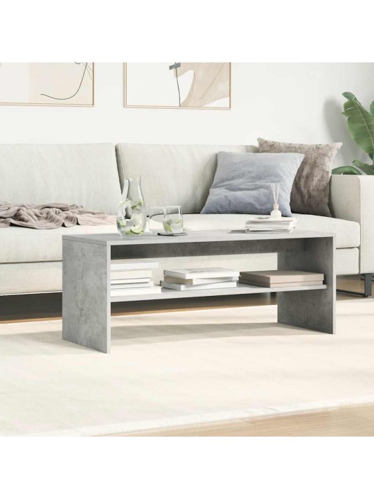 Tv-taso betoninharmaa 120x40x40 cm lastulevy