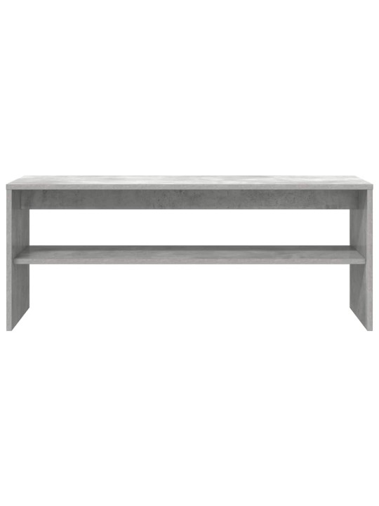 Tv-taso betoninharmaa 120x40x40 cm lastulevy