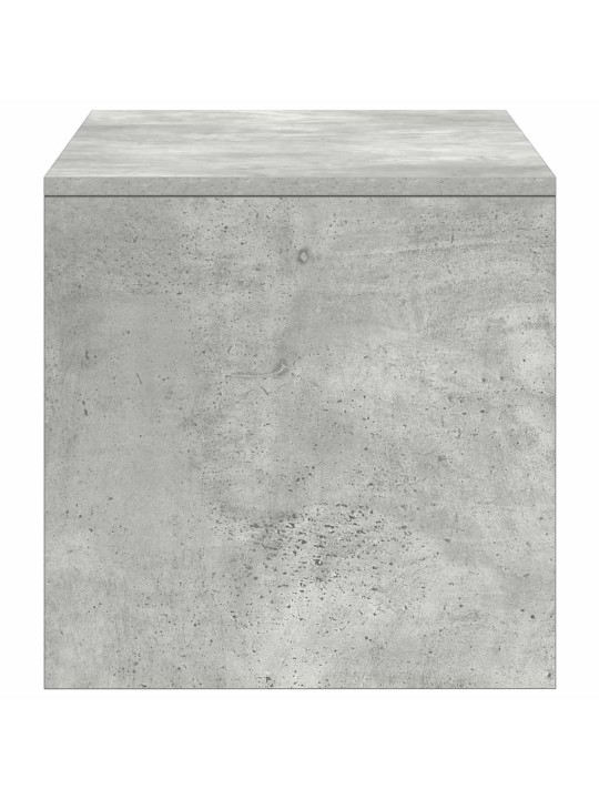 Tv-taso betoninharmaa 120x40x40 cm lastulevy