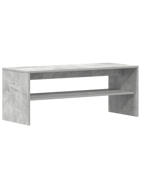 Tv-taso betoninharmaa 120x40x40 cm lastulevy