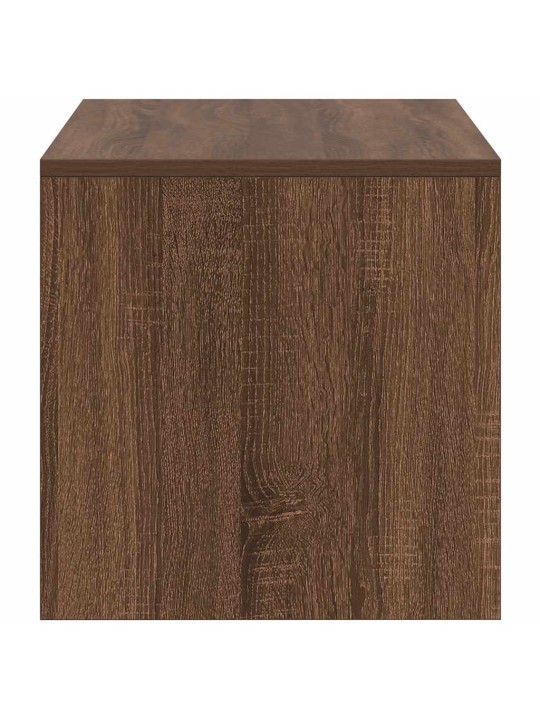 Tv-taso ruskea tammi 100x40x40 cm tekninen puu