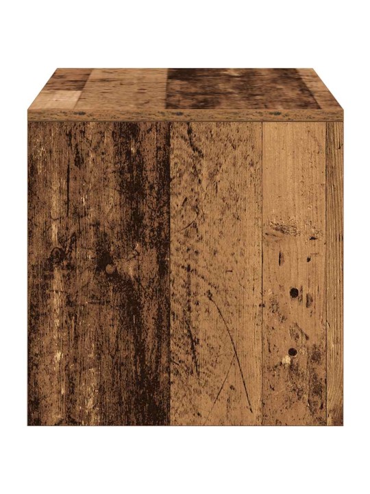 Tv-taso vanhaa puuta 100x40x40 cm lastulevy