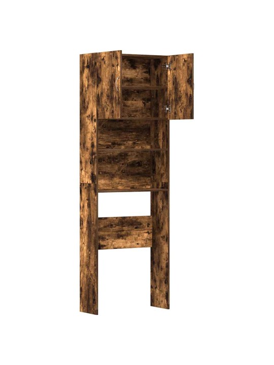 Pesukonekaappi savustettu tammi 64x24x190 cm tekninen puu