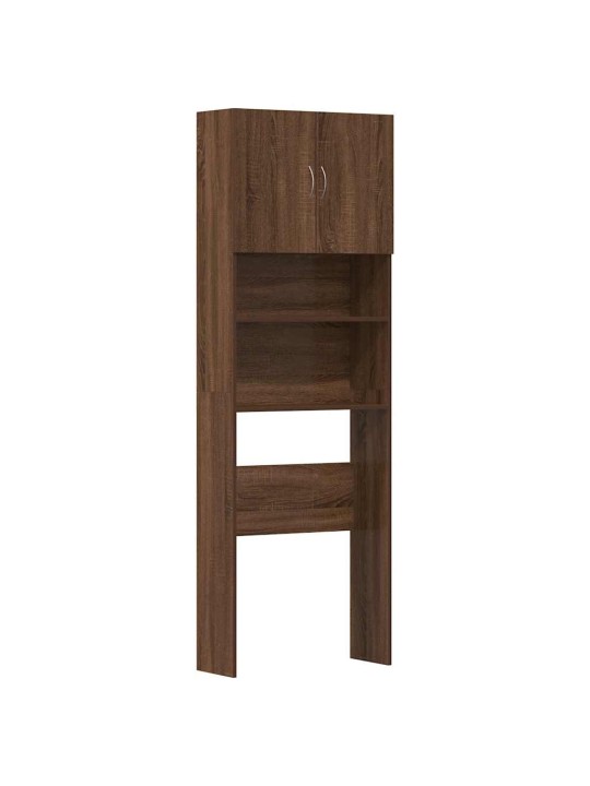 Pesukonekaappi ruskea tammi 64x24x190 cm tekninen puu