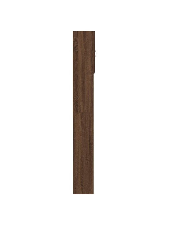 Pesukonekaappi ruskea tammi 64x24x190 cm tekninen puu