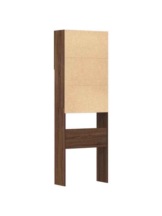 Pesukonekaappi ruskea tammi 64x24x190 cm tekninen puu